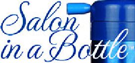 logo haarverdichtungsspray salon in a bottle